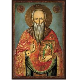 Чудотворната икона на св. Харалампи, гонител на чумата