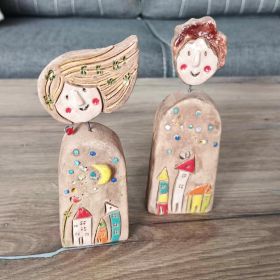 Мака пластика от глина Той и Тя - любов