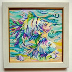 Рисувана керамика, Танцуващи риби