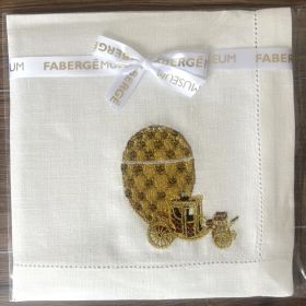 Бродирана ленена покривка, коронация