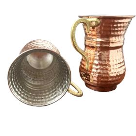 Комплект 2 бр. чаши от кована мед