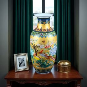 Ръчно рисувана порцеланова ваза Сакура