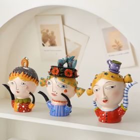 Кокони, комплект  малки пластики на 3 екцентрични дами