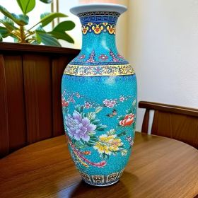 Ръчно рисувана китайска порцеланова ваза, Рай