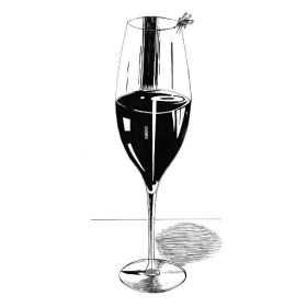 Оригинална картина, графика -  In vino veritas