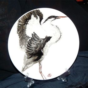 Ръчно рисувана декоративна чиния, уникат