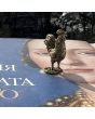 Метална миниатюра на петел, китайски зодиак