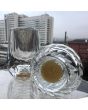 Кристални чаши за бренди със самородно злато, 24 К