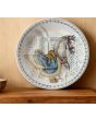 Ръчно рисувана декоративна порцеланова чиния, Оседлан за езда