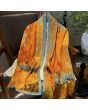 Златна есен, шал от 100% естествена коприна