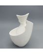 Модeрно ваза, Спирала, бяла