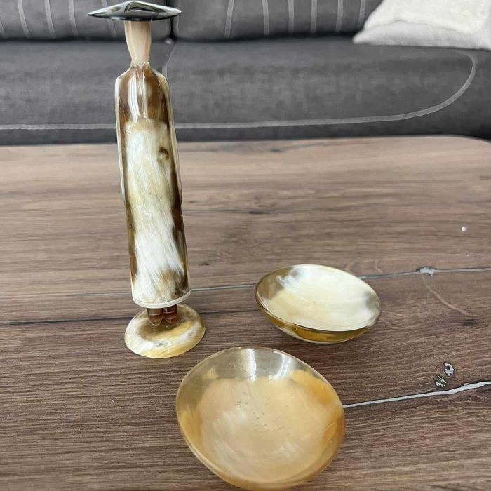 Интериорен подарък от естествен рог