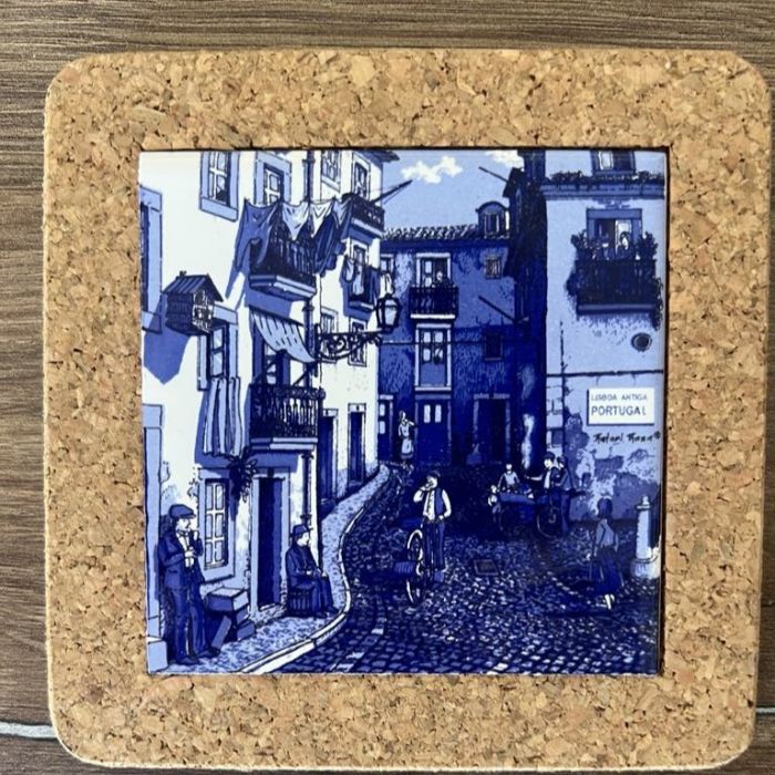 Пано синя керамика, Португалия