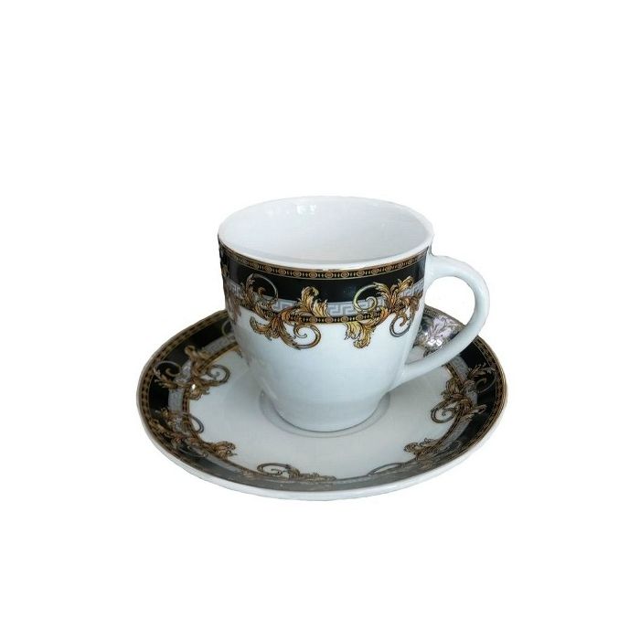 Порцеланов сервиз за кафе Версаче голд