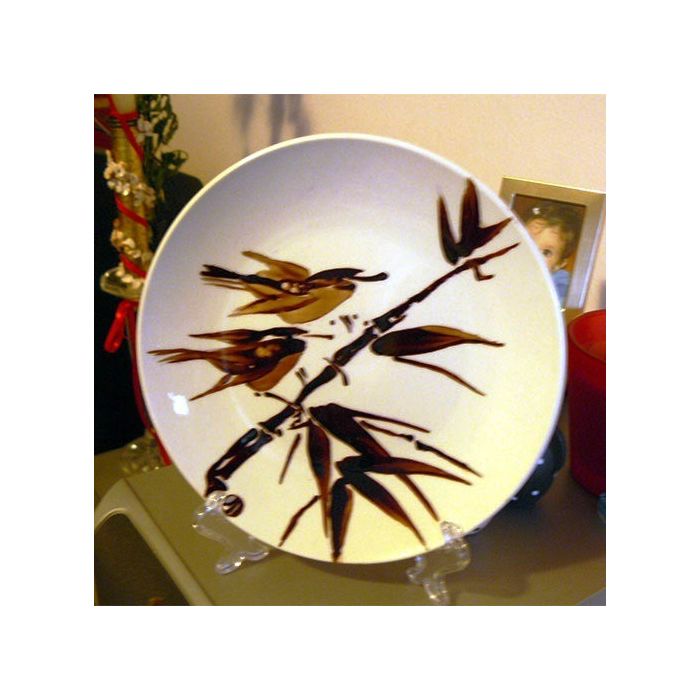 Ръчно рисувана декоративна чиния, Любов