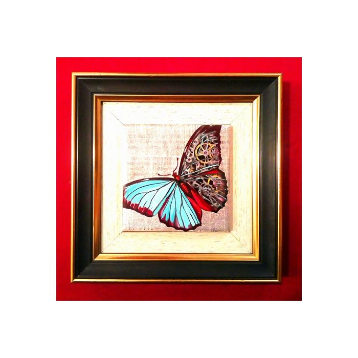 Картина, рисувана керамика  Пеперуда