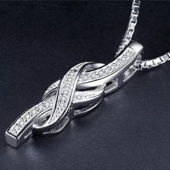 Сребърно колие Вечност