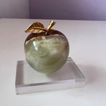 Средна ябълка от естествен оникс