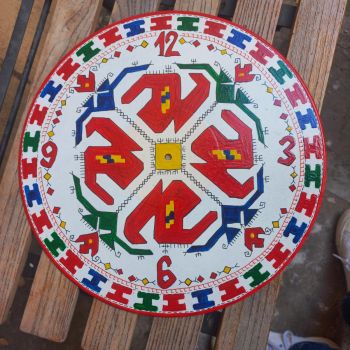 Колелото на живота- стенен часовник, Софийска шевица