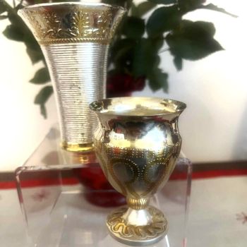 Наздравица на древнотракийските аристократи, комплект сребърни чаши