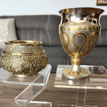 Реплики на царските бокали на хан Аспарух и тракийската принцеса