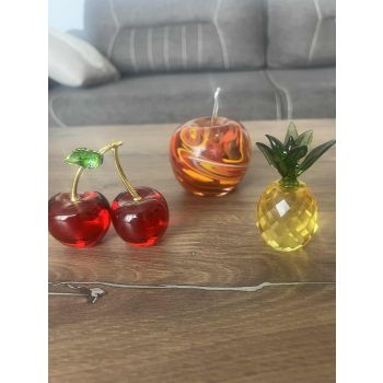 Колекционерски комплект кристални малки пластики - Плодчета