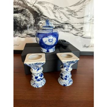 Интериорен комплект, синя керамика