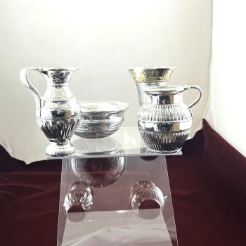 ВИП комплект със  съдове на тракийските аристократи - реплики на сребърно тракийско съкровище