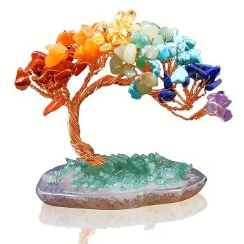 Дърво от полускъпоценни камъни - Дъга на щастието