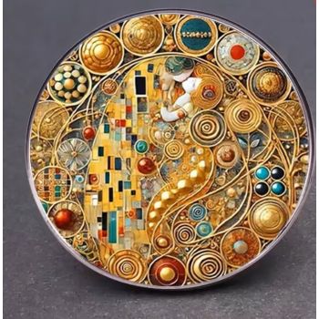 Брошка, Целувката на Густав Климт