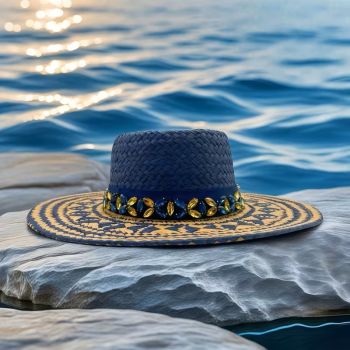 Оригинална, ръчно изработена морска шапка