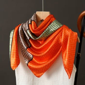 Елегантен шал, оранж