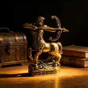 Стрелец - метална малка пластика