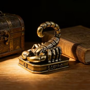 Скорпион - метална малка пластика