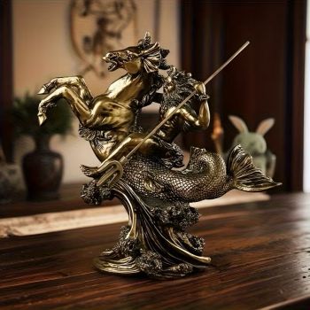 Малка пластика на древногръцкия бог Посейдон