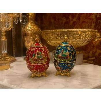 Комплект 2 бр яйца тип Фаберже