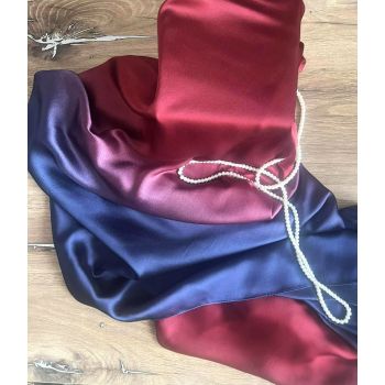 Голям шал от естествена сатенирана коприна, Класа