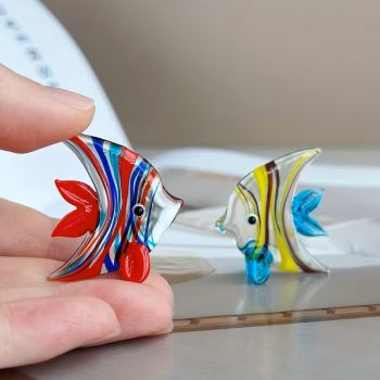Фигурки на рибки от цветно стъкло