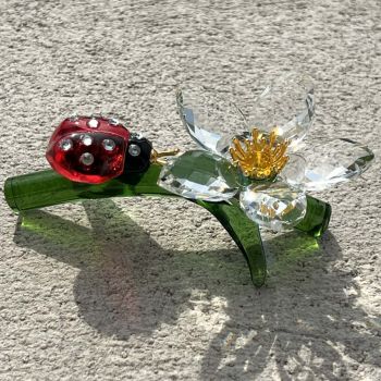 Малка пластика от кристал - пролет