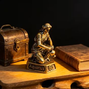 Месингова фигура на водолей