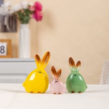 Комплект 2 бр Великденски заека