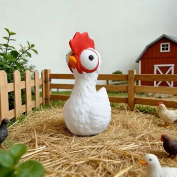 Всезнайка, фигурка на кокошка