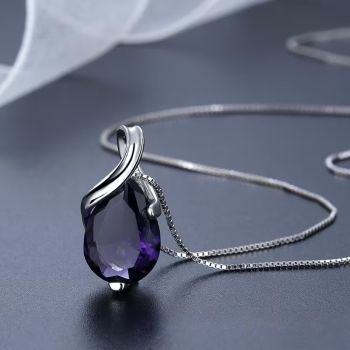 Сребърно колие с аметист, Сияние