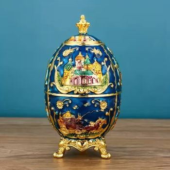 Яйце, тип Фаберже, поставка за клечки за зъби