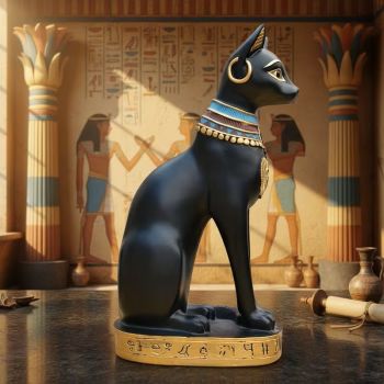 Реплика на египетската богиня Бастет 