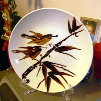 Ръчно рисувана декоративна чиния, Любов