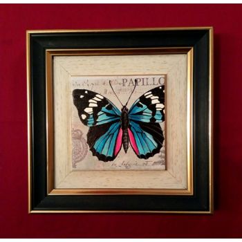 Картина, рисувана керамика "Пеперудено вълшебство"