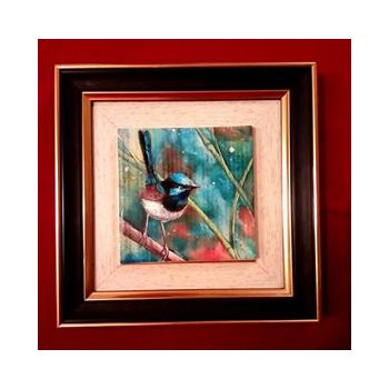 Картина, рисувана керамика "Пролетна песен"