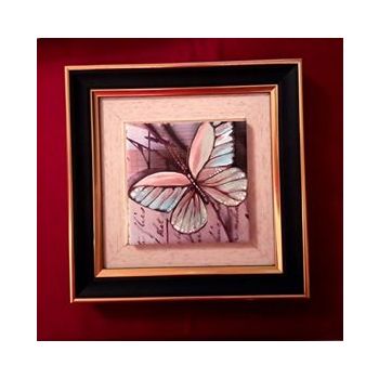 Пеперудени мечти, рисувана керамика, картина