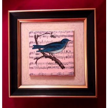 Картина рисувана керамика, песен